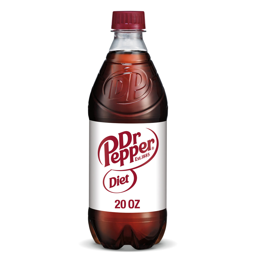 Diet Dr Pepper 20 oz - 24 count