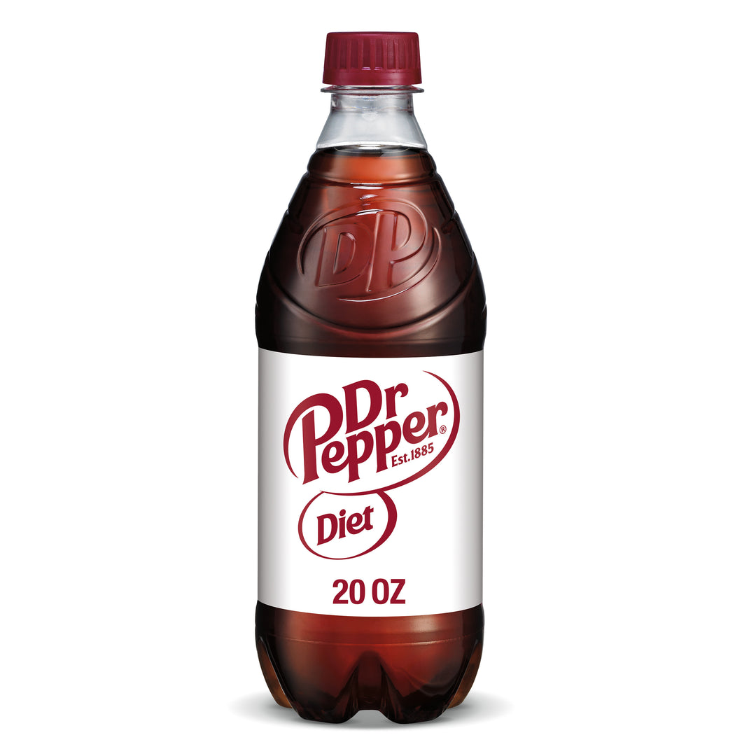 Diet Dr Pepper 20 oz - 24 count