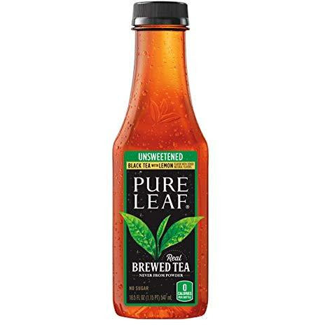 Pure Leaf Tea Unsweet 18.5 oz - 12 count