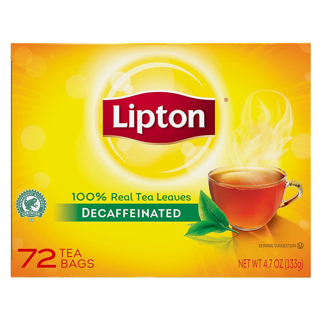 Lipton Decaf Tea - 72 count