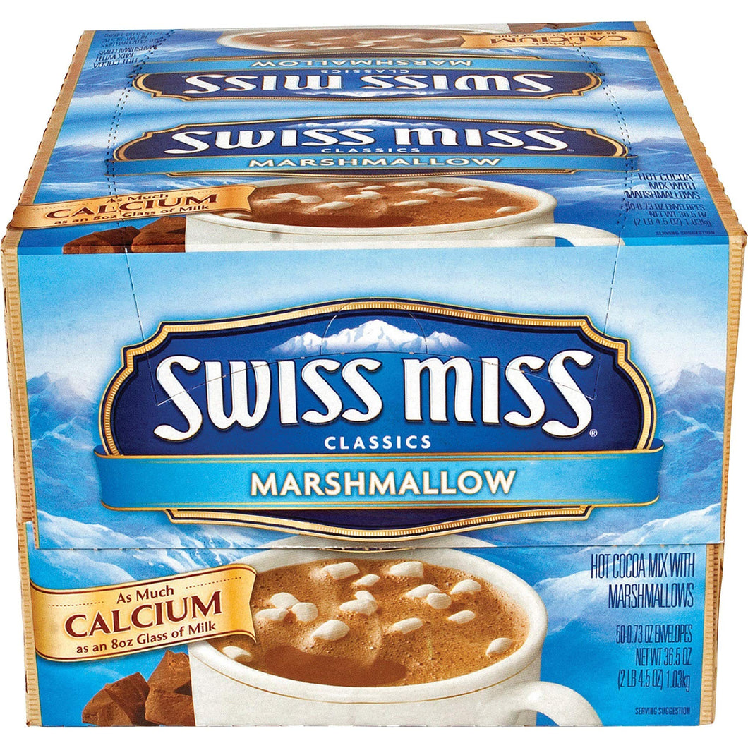 Swiss Miss Hot Cocoa Mix with Marshmallows - 50 count box