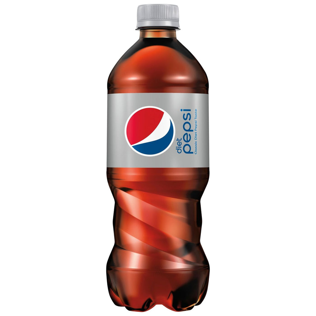 Diet Pepsi 20 oz - 24 count