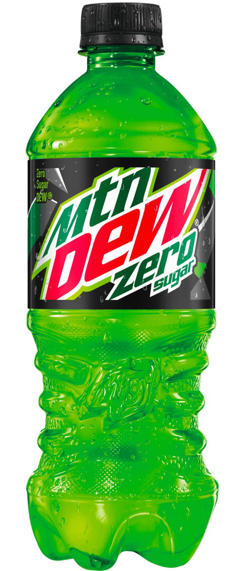 Mountain Dew Zero 20 ounce - 24 count