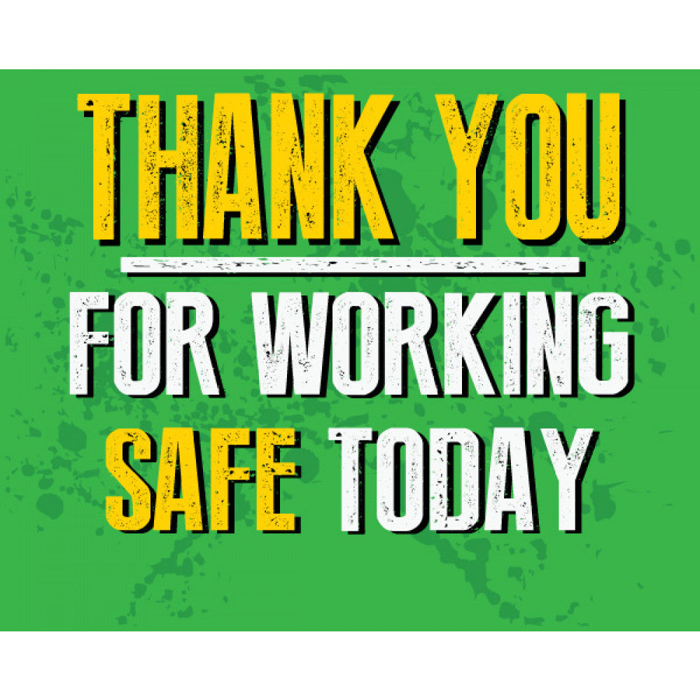 Thank you for working safe today Theme: Fresh Market Coupon