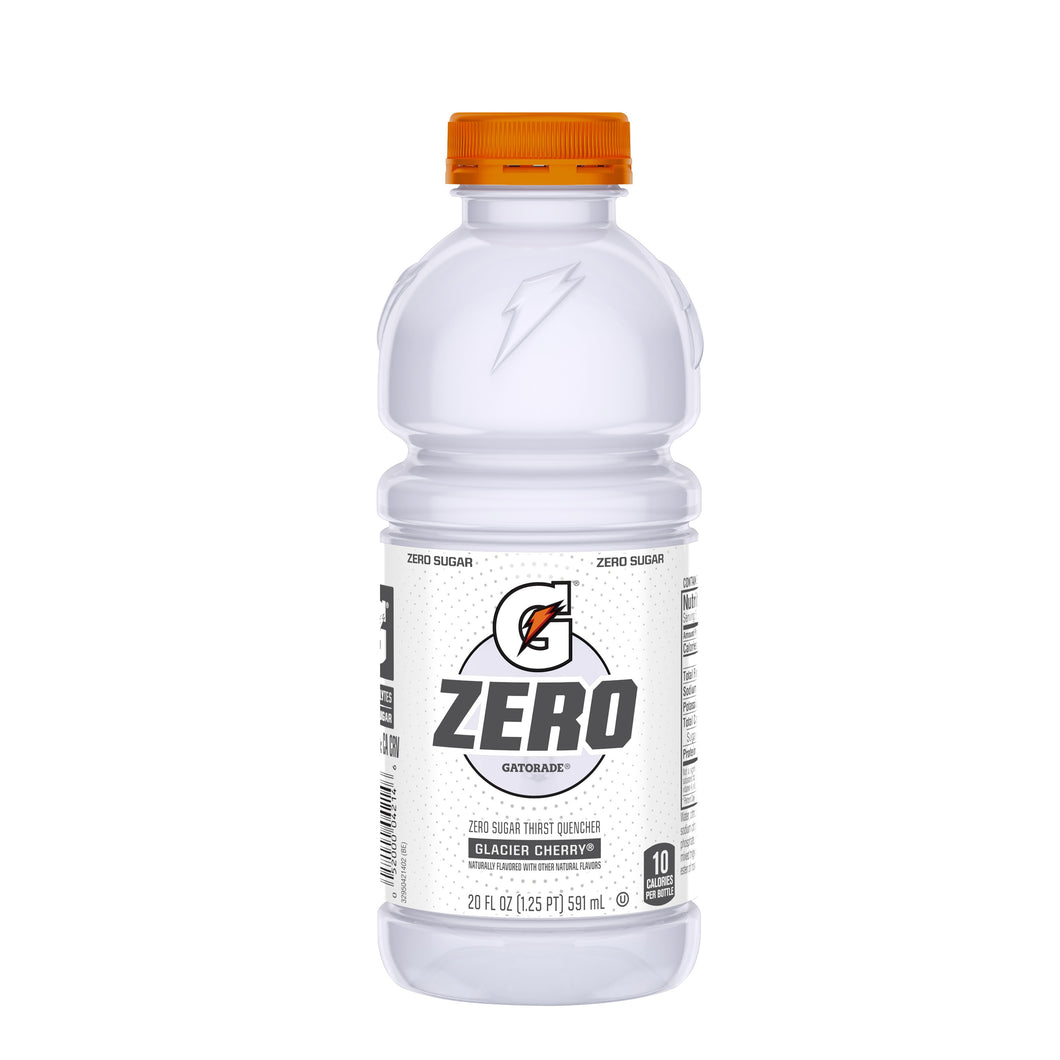 Gatorade Zero - Glacier Cherry 20 oz  - 24 count