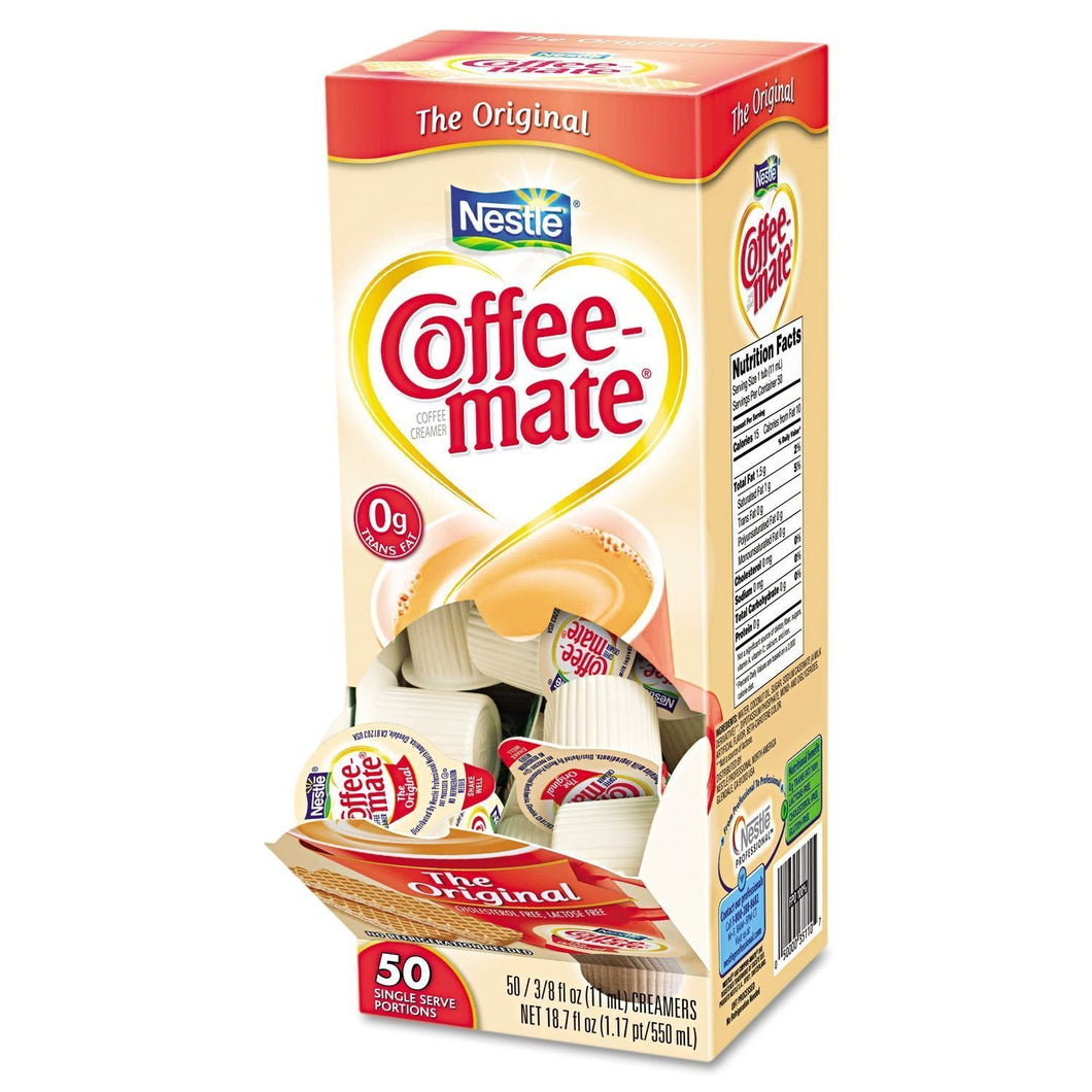 Coffee Mate Liquid Cream Cup - 50 cups per box