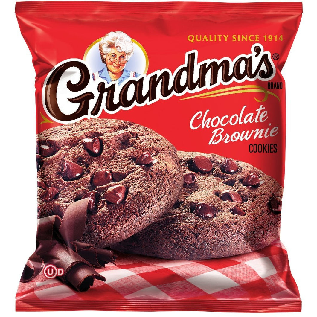 Grandmas Big Cookie Chocolate Brownie - 60 count