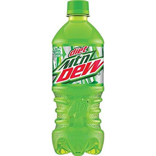 Diet Mountain Dew 20 oz - 24 count