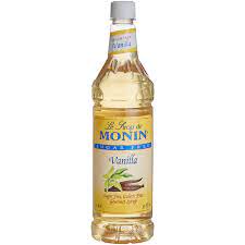 Monin Beverage Syrup Vanilla Sugar Free 1 liter - 1 bottle