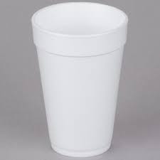 Styrofoam 16 oz. Cups
