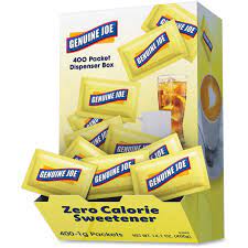 Sweetener Yellow Dispenser Box