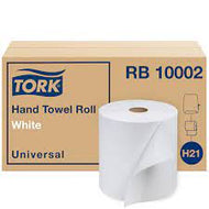 Tork Hand Towel Roll White 1-Ply - 6 rolls
