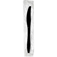 Wrapped Plastic Knives - 1,000 count