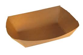 Tray Food #200 Kraft Plain