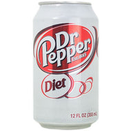 Diet Dr. Pepper 12 oz Can - 12 count
