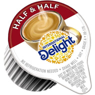 International Delight Half & Half Liquid Cream Cups - 48 cups per box