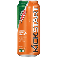 Mountain Dew Kick Start Orange 16 oz - 12 count