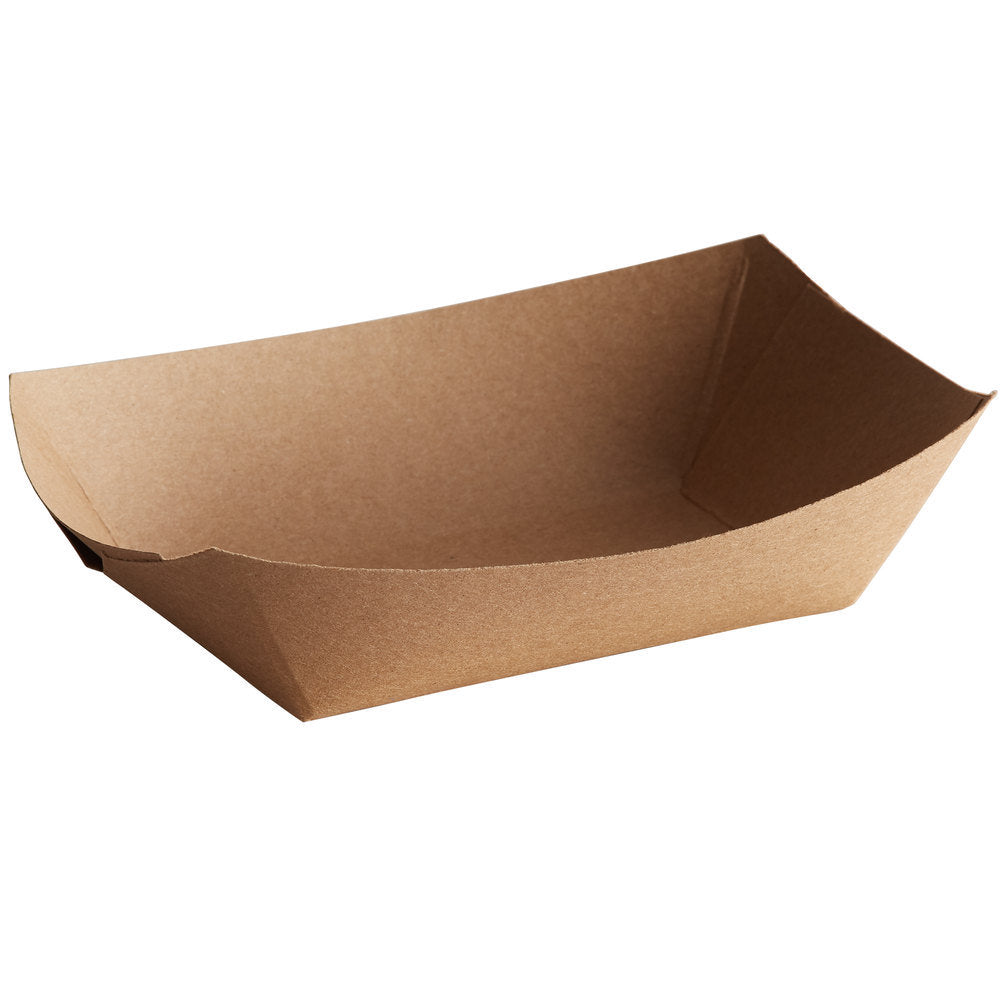 Kraft Paper Food Tray - 250 count