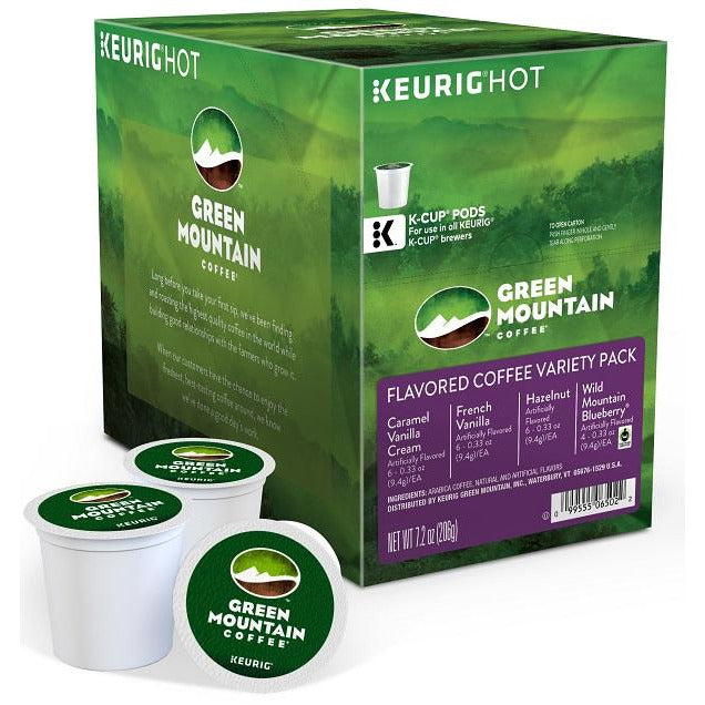 Green Mountain Flavored Sampler K-cup