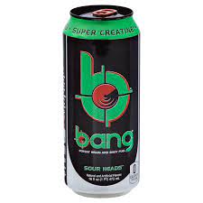 Bang Energy Sour Heads - 12 count