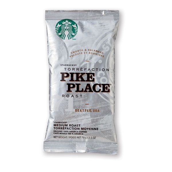 Starbucks Pike Place Roast - 18 count box