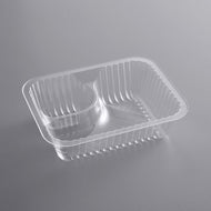 Disposable Tray - Two Compartment